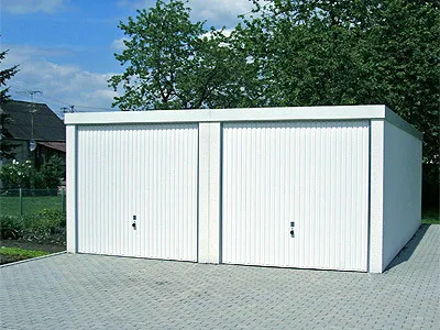 DOPPELBOX 6 X 6m Mit 2 Schwingtoren Innen Wahlweise Mit Trennwand Oder Offen