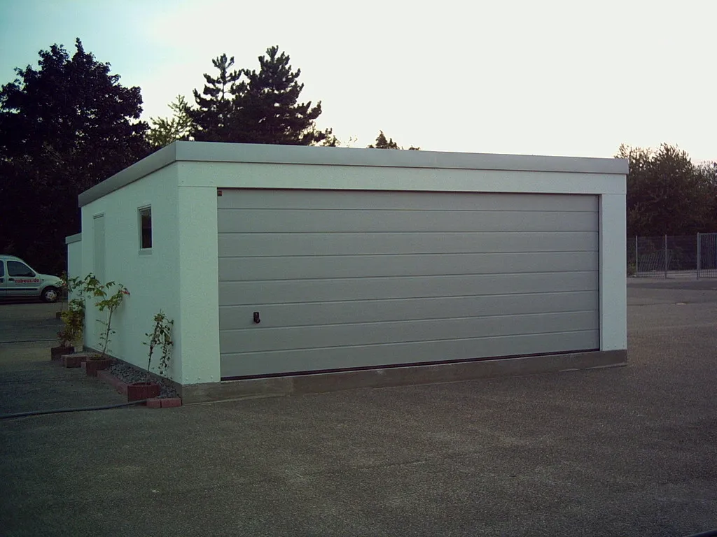DOPPELGARAGE 6 X 6m Mit Sektionaltor 5 X 2m