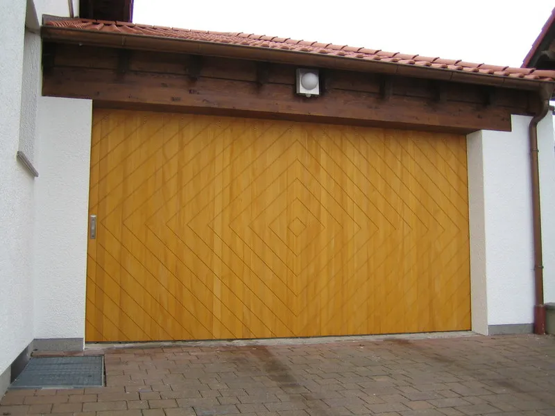 Lamellen Seitenlauftor Aus Impregniertem Holz